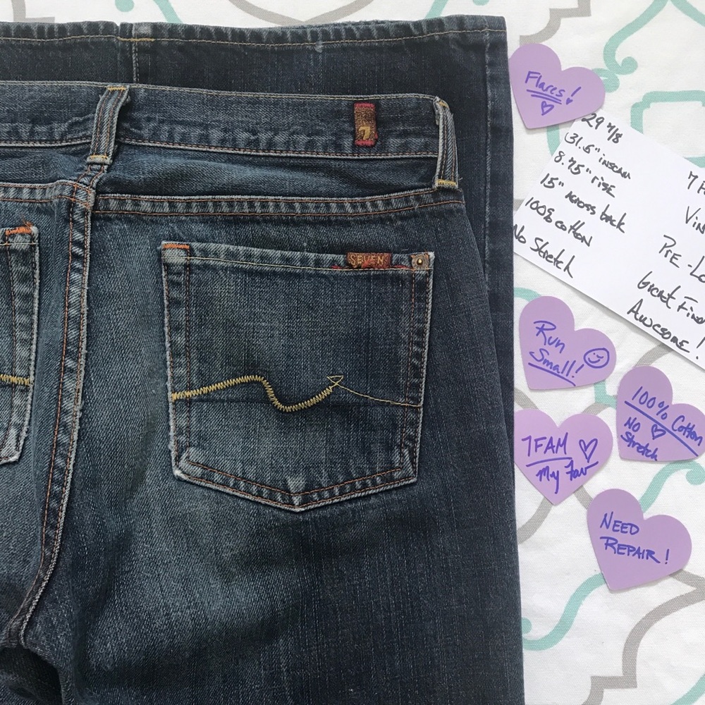 ๐๐7FAM! VINTAGE FLARE๐๐29 7/8 31.5โ REPAIR - Picture 3 of 16